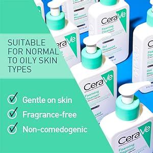 CeraVe Foaming Cleanser For Normal To Oily Skin (236ml) - Dermatologist ...