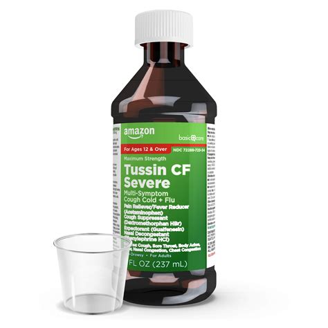 Amazon Basic Care Tussin Severe Cf Max Syrup Multi Symptom | Desertcart ...