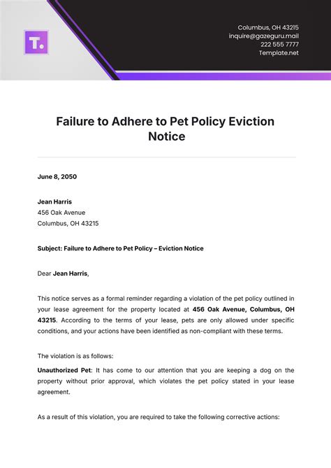 Free Inspection Notice To Tenants Template to Edit Online