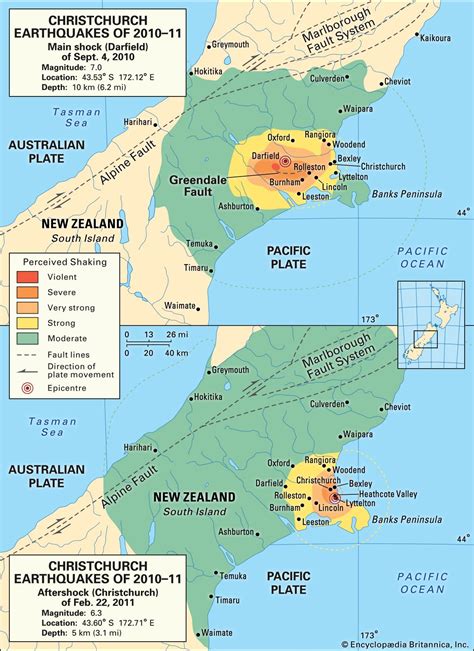 City Of Christchurch New Zealand Map