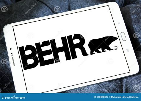 Behr paint company logo editorial photography. Image of icon - 102038327