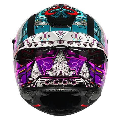 NHK K5R Pesona Gloss Black Purple Blue Helmet– Moto Central