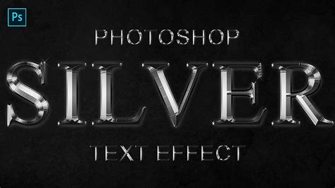 Image result for Silver Text Effect Photoshop Tutorial