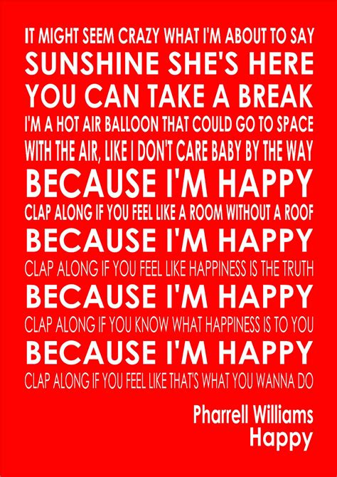 Happy Song Lyrics Pharrell Williams