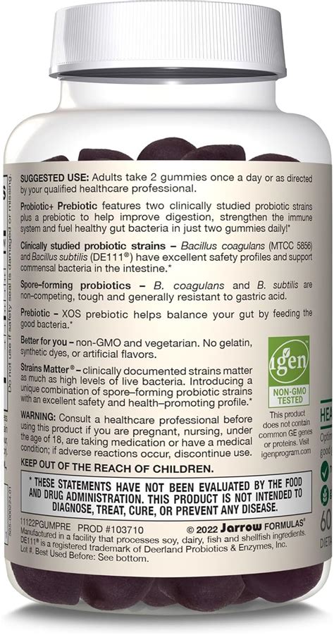 JarrowFormulas Jarrow Formulas Probiotic+ Prebiotic Dietary India | Ubuy