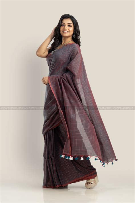 Bengal Khadi Saree – Monamaar