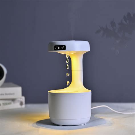 Anti-Gravitational Sleek Humidifier with Diffuser - White – DecorTwist