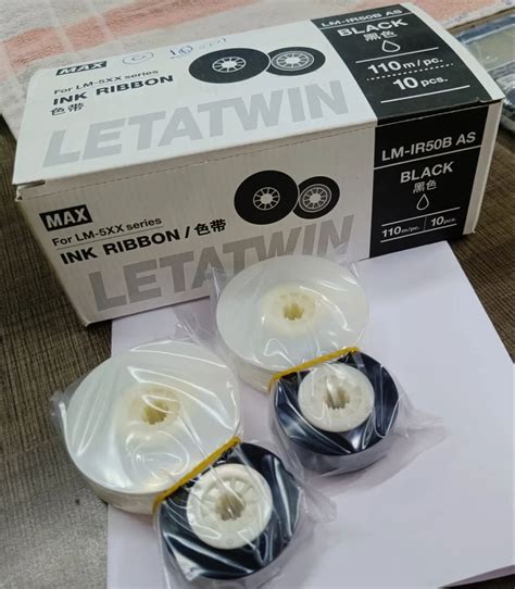 Max Ink Ribbons - Lm IR50B Ink Ribbon For Max Machine Trader ...