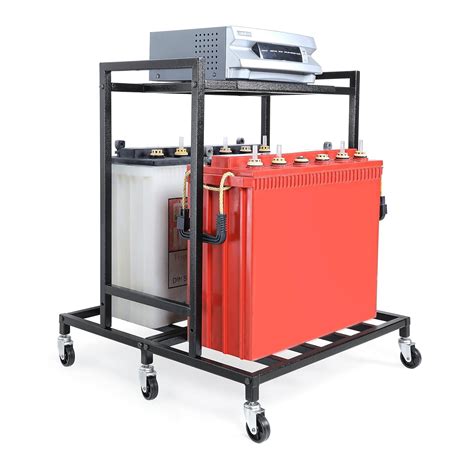 MILAD 2-Tier UPS Stand for Home and Office | Metal Inverter Trolley ...