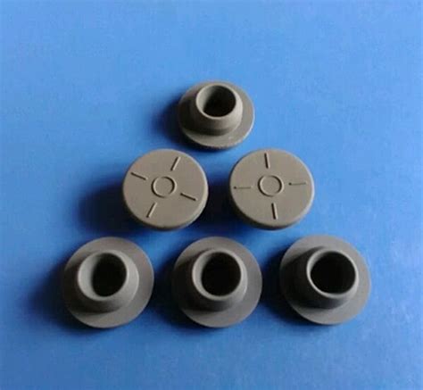 100PCS 20mm Gray Elastomer Rubber Stoppers Chlorobutyl Rubber Stoppers ...