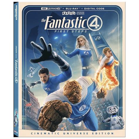 The Fantastic Four: First Steps (2025) (4K UHD + Blu-ray) – Bluraymania