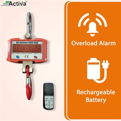 ACTIVA 1 Ton Crane Scale ,OCS1T Crane Scale for Industry ,With Remote ...