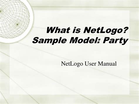 NetLogo Model Example 的图像结果