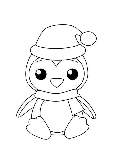 Cute Christmas Free Coloring Pages