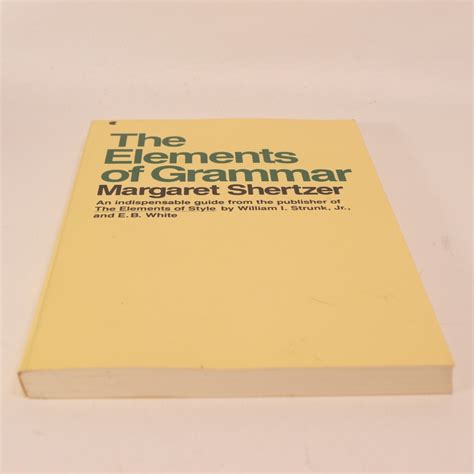 The Elements of Grammar Margaret Shertzer Paperback Book Reference Macmillan | eBay