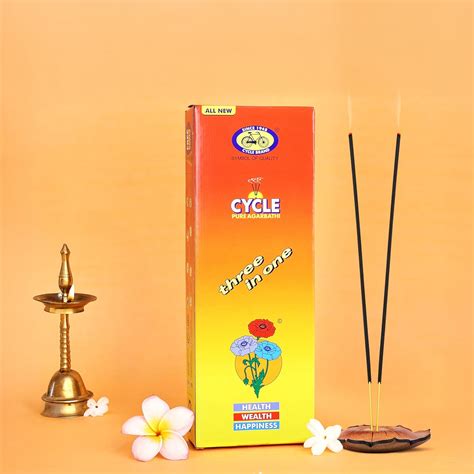 Cycle Pure Three in One Agarbathi Premium Scented Incense Sticks for ...
