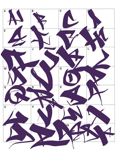 Graffiti letters graffiti letters alphabet - lityused