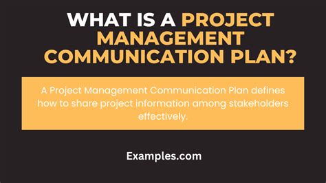 Simple Project Management Communication Plan Template 的图像结果