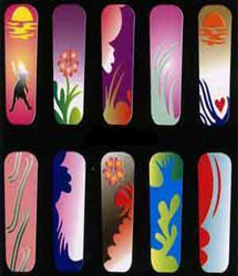 Airbrush Nail Stencil - Random Styles