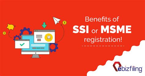 Benefits of SSI or MSME registration