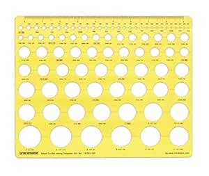 Traceease Geometric Drafting Small Circles Inking Template Drawing ...