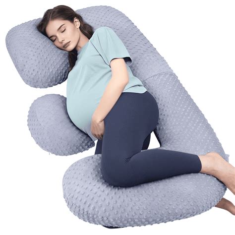 C Shaped Pregnancy Pillows, 60 Inch Maternity Pillow with Pregnancy ...