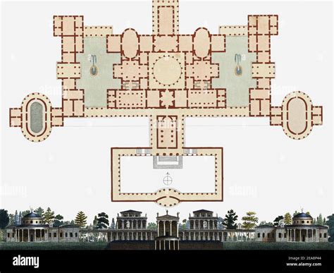 Modern Roman Villa Floor Plan