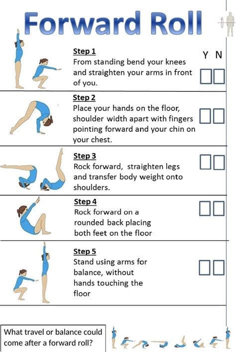 Image result for Front Roll Tutorial