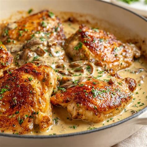 Irish Chicken in Creamy Whiskey Sauce