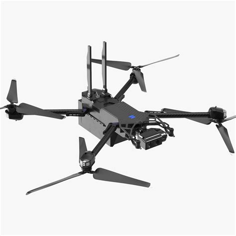 Autonomous Drone Skydio X2 Rigged for Maya 3D | 3D Molier International