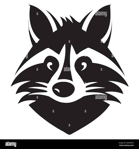 Raccoon Face Clip Art