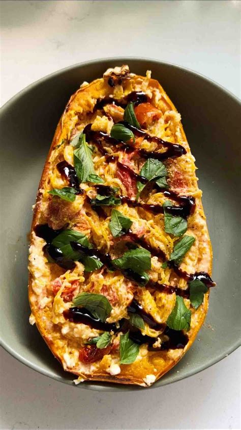 Baked Feta Spaghetti Squash - Grilled Cheese Social