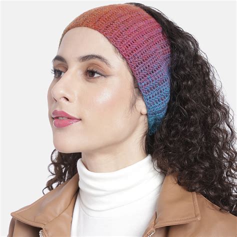 Rainbow Crochet Headband - Multi-Color 3161 – Magic Needles