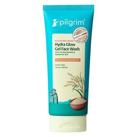 Buy Pilgrim Korean Rice Water Hydra Glow Gel Face Wash Online