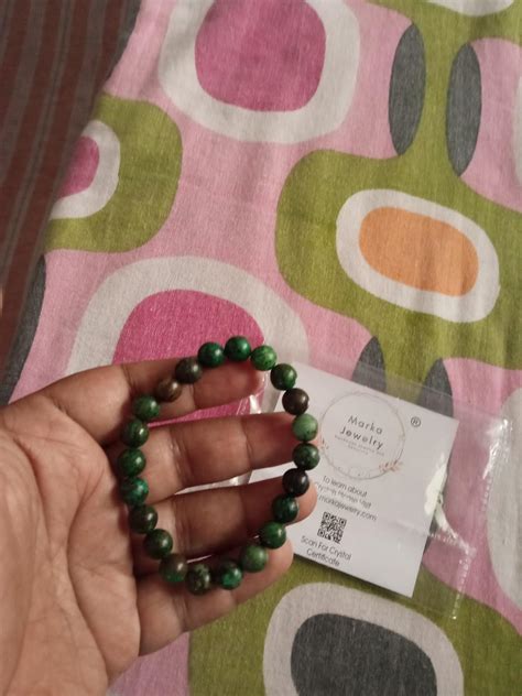 Buy Marka Jewelry Natural Round Beads African Firoza African Turquoise ...