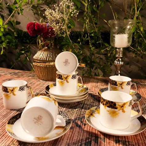Regal Marble Gold Cup Saucers – A Symbol of Timeless – Home Touch
