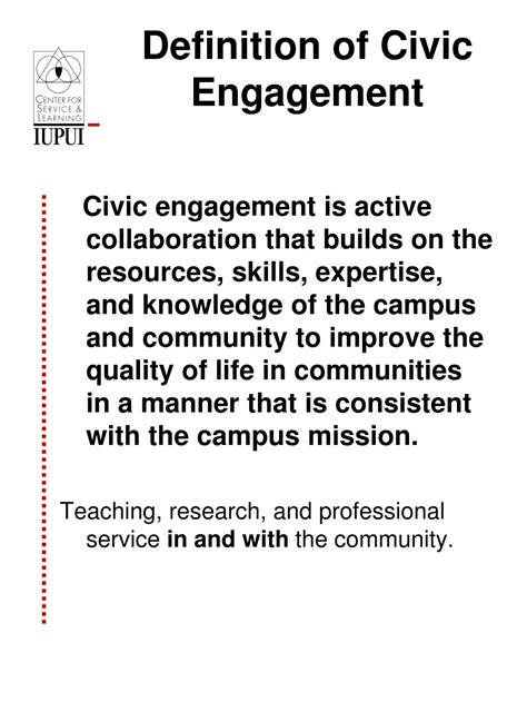 PPT - The Scholarship of Civic Engagement PowerPoint Presentation, free ...