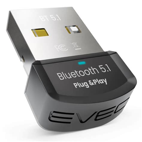 EVEO Bluetooth Adapter for PC 5.1 - Dongle 5.1 for Windows 10 Only ...