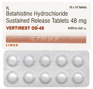 Vertirest Od 48 MG | Order Vertirest Od 48 MG Tablet Online at Truemeds