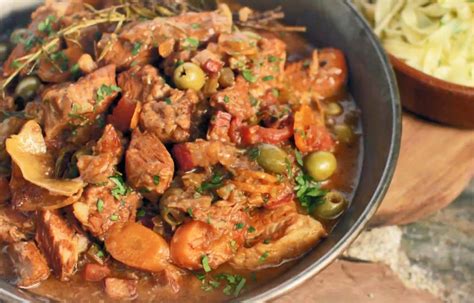 recette sauté de veau aux olives
