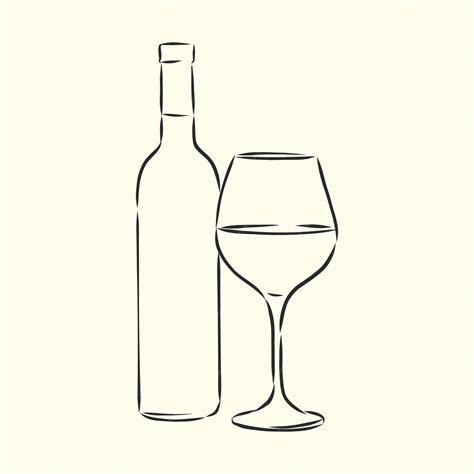 Wine Bottle Outline