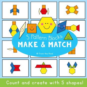 Image result for Pattern Block Activity Cards