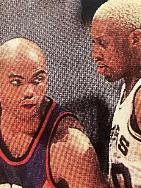 93-94 upper deck tip offs # Charles Barkley with Dennis Rodman. Shoot ...