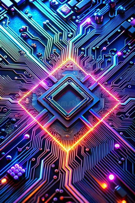 High-Tech Computer System Background 的图像结果