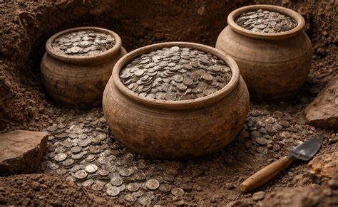 घर के फर्श में 1800 साल पुरानी तीन गुल्लक मिलीं, खोला तो निकले 40 हजार ...