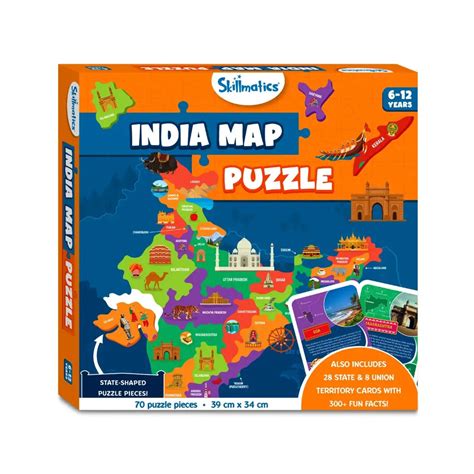 Skillmatics India Map Puzzle – ibaby