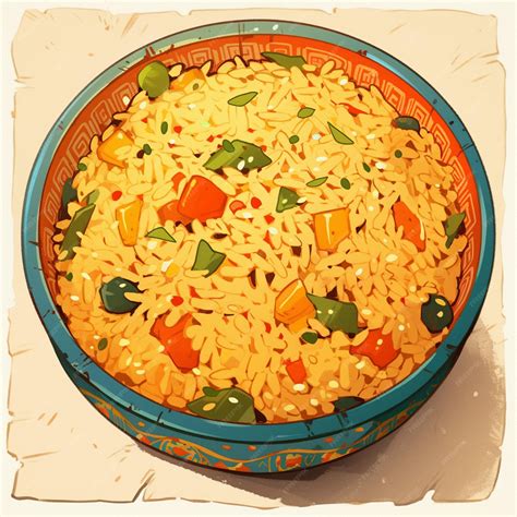 Premium Vector | Bangalore Bisi Bele Bath and Spicy Rice Dish