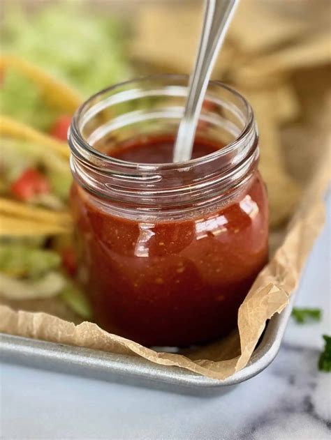 Homemade Taco Sauce Recipe