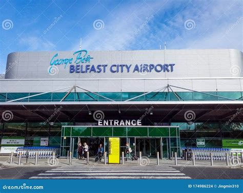 The Entrance of George Best Belfast City Airport Editorial Stock Image ...