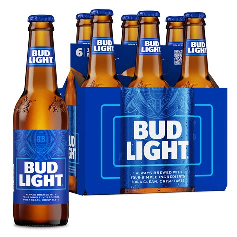 Bud Light American Lager Beer 6 pk Bottles, 12 oz | Joe V's Smart Shop ...